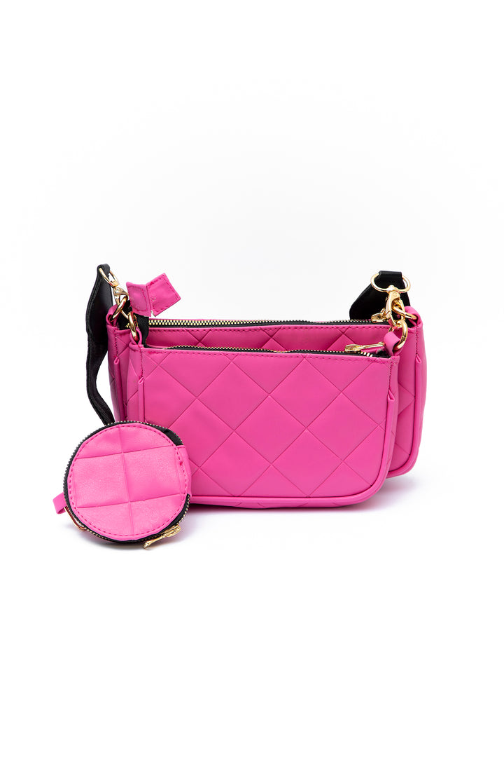 BOLSA ROSA CAPITONADA